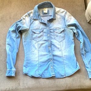 Denim women shirt .